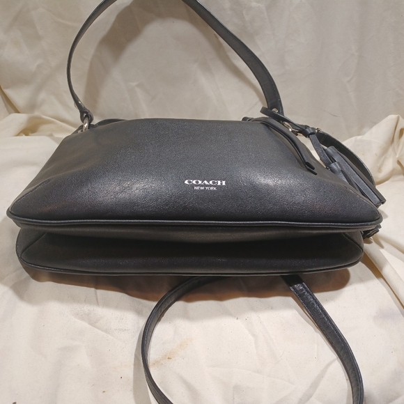 Coach Black Legacy Double Gusset Hobo Shoulder Bag - Picture 7 of 15